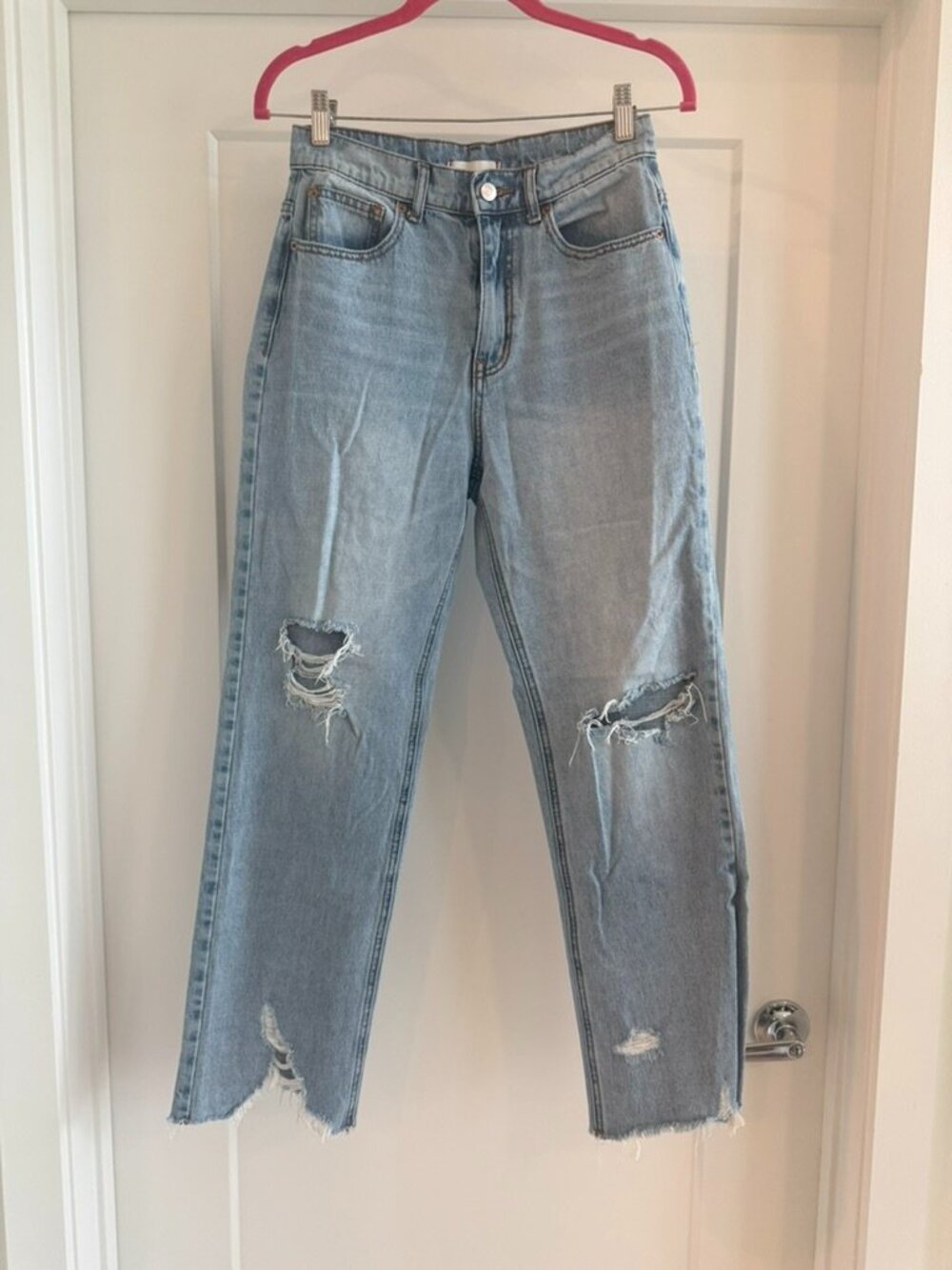 BDG Urban Outfitters Cowboy Jeans Distressed Light Wash Size 27